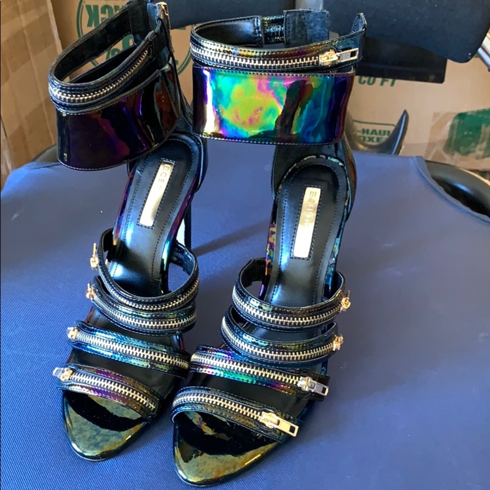 Vintage Steve Madden Kenoshia black opalescent